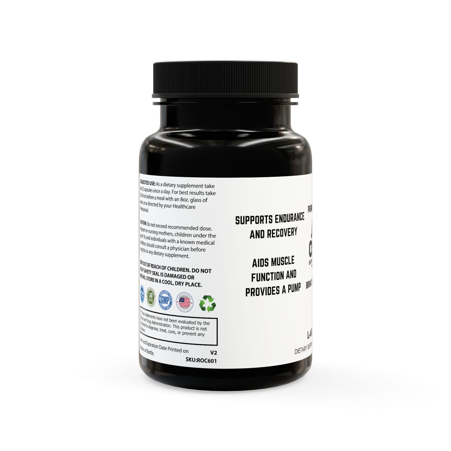 L-Arginine Supplement (60 Capsules)