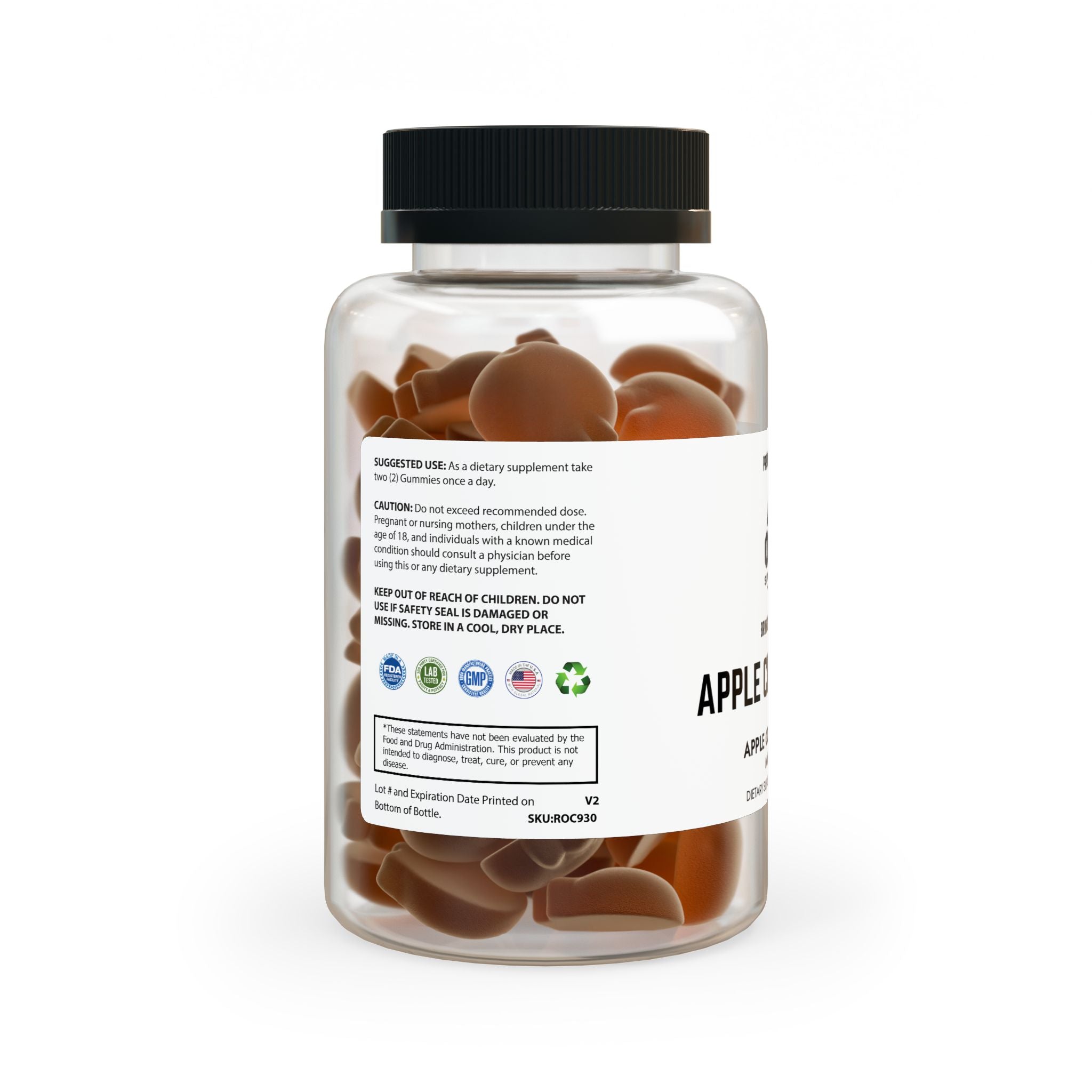 Apple Cider Vinegar Gummies (60 Gummies)