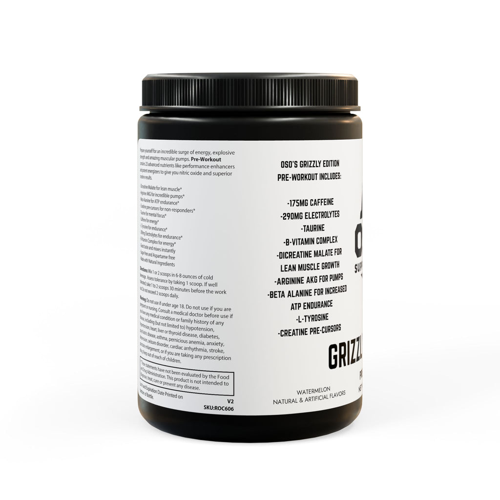 GRIZZLY EDITION ™ Advanced Pre-Workout, Watermelon (300g)