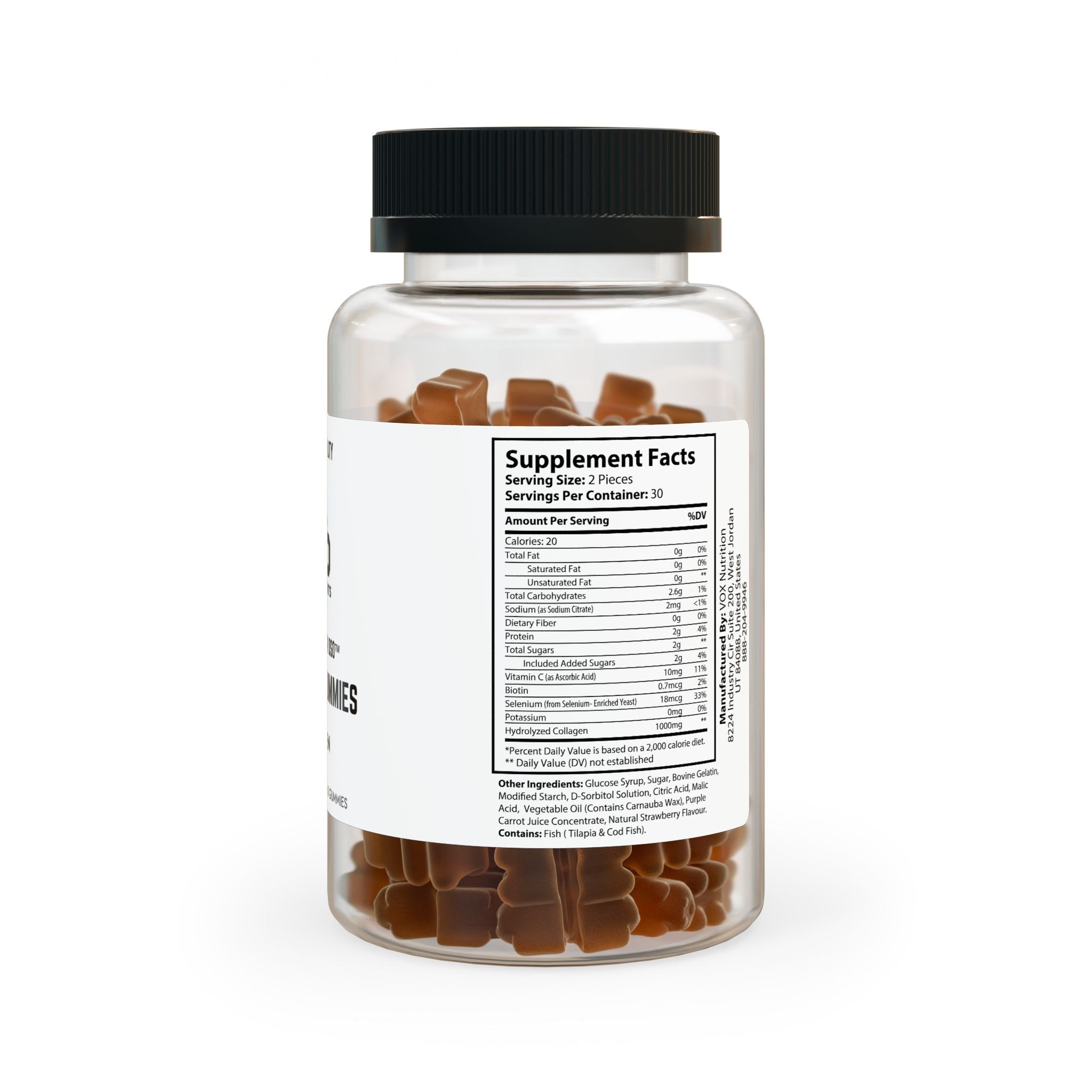 Peptide Collagen Gummies (60 Gummies)