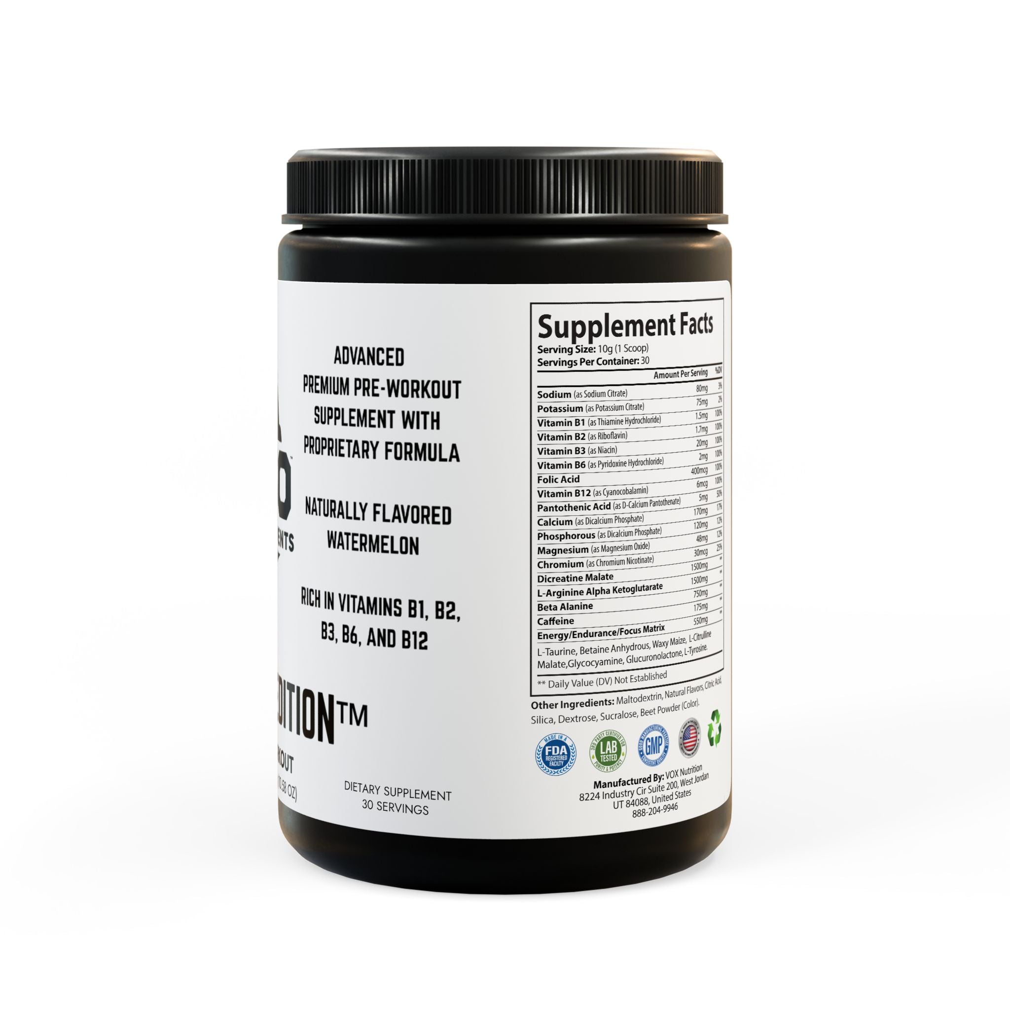 GRIZZLY EDITION ™ Advanced Pre-Workout, Watermelon (300g)